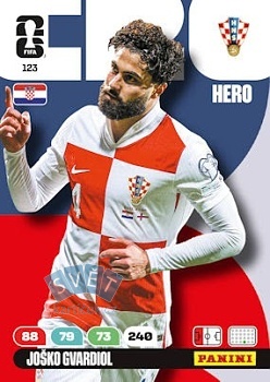 Josko Gvardiol Croatia Panini FIFA World Cup 2026 Adrenalyn XL #123